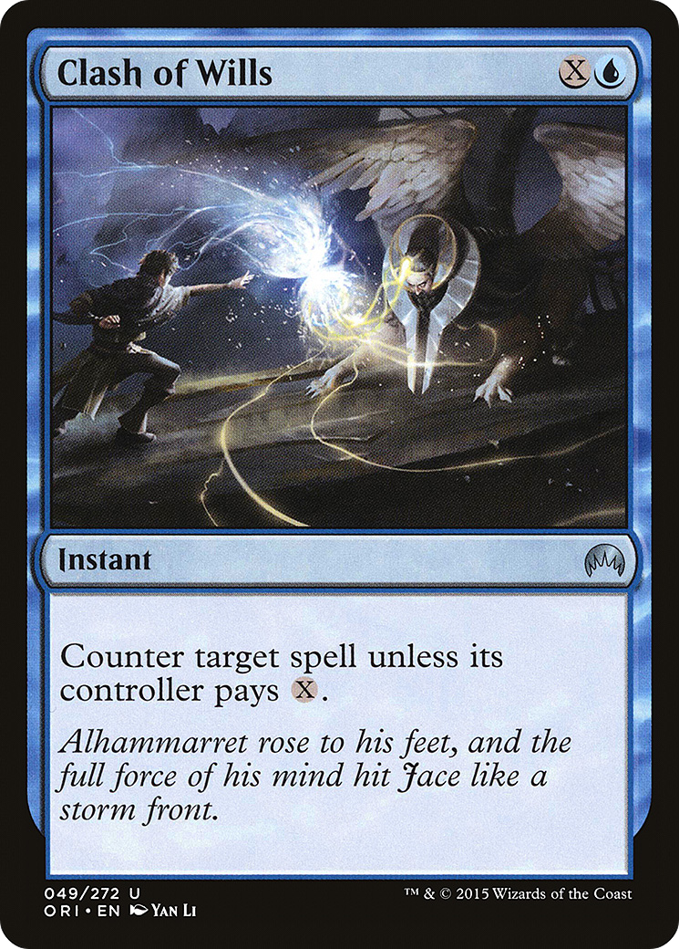 Image of Clash of Wills (ORI-049) - Magic Origins Foil