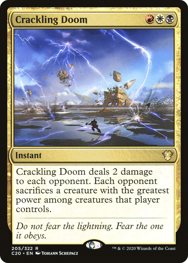 Image of Crackling Doom (C20-205) - Commander 2020