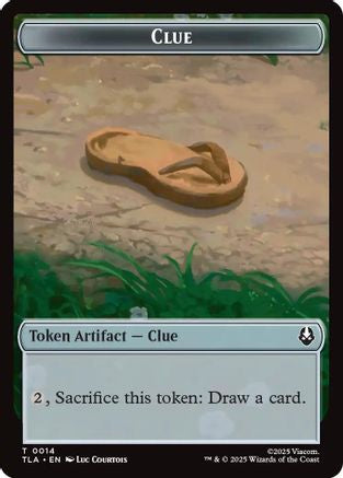Image of Clue (0014) // Copy (0002) Double-Sided Token (TLA-14 // 2) - Avatar: The Last Airbender