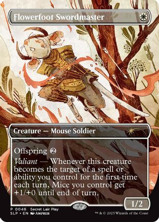 Image of Flowerfoot Swordmaster (SLP-046) - Secret Lair Showdown