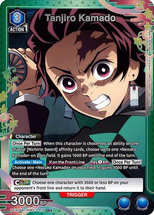 Image of Tanjiro Kamado (016) (R*) (UEX05BT/KMY-3-016) - UEX05BT Demon Slayer Kimetsu no Yaiba Vol2 Foil