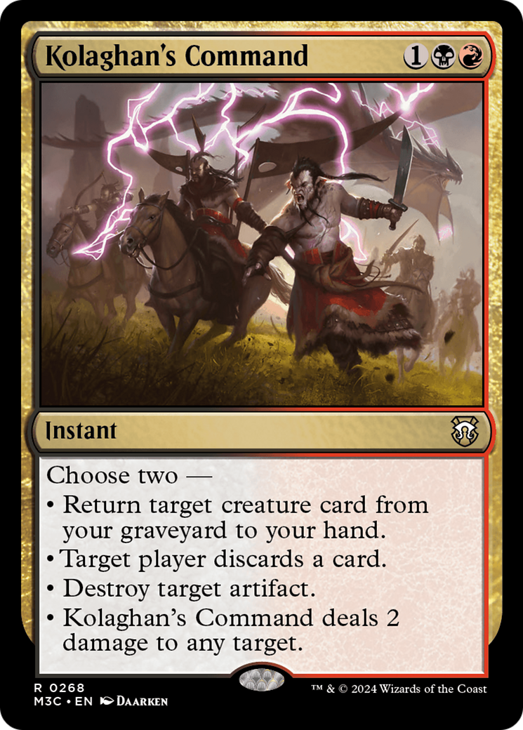 Image of Kolaghan's Command (M3C-268) - Modern Horizons 3 Commander