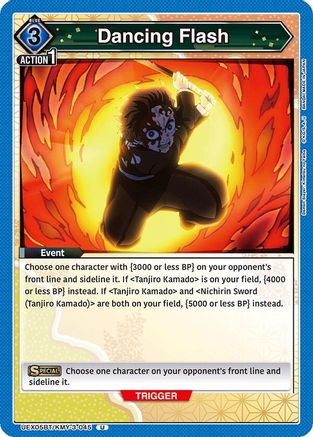 Image of Dancing Flash (UEX05BT/KMY-3-045) - UEX05BT Demon Slayer Kimetsu no Yaiba Vol2
