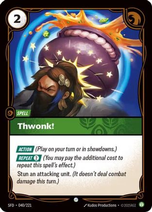 Image of Thwonk! (040/221) - Spiritforged Foil