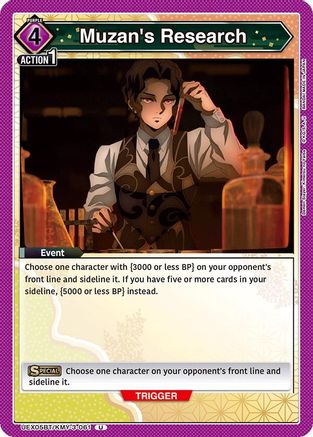 Image of Muzan's Research (UEX05BT/KMY-3-061) - UEX05BT Demon Slayer Kimetsu no Yaiba Vol2