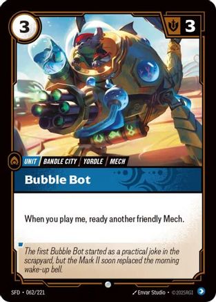 Image of Bubble Bot (062/221) - Spiritforged