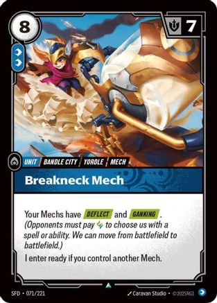 Image of Breakneck Mech (071/221) - Spiritforged Foil