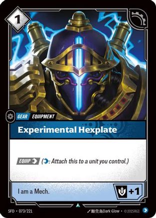 Image of Experimental Hexplate (073/221) - Spiritforged Foil