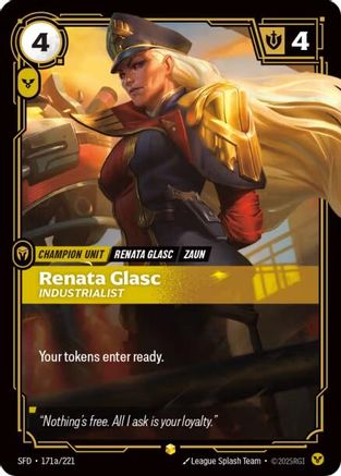 Image of Renata Glasc - Industrialist (Alternate Art) (171a/221) - Spiritforged Foil
