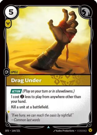 Image of Drag Under (164/221) - Spiritforged Foil