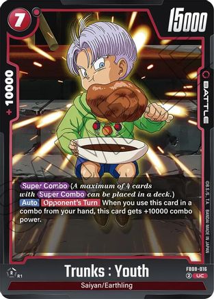 Image of Trunks : Youth - FB08-016 (FB08-016) - Saiyans Pride