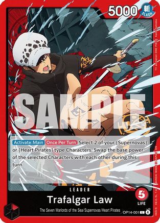 Image of Trafalgar Law (OP14-001) - The Azure Sea's Seven