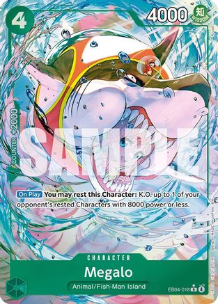 Image of Megalo (Alternate Art) (EB04-018) - The Azure Sea's Seven Foil