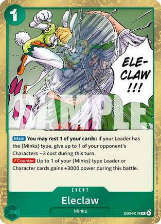 Image of Eleclaw (EB04-019) - The Azure Sea's Seven Foil