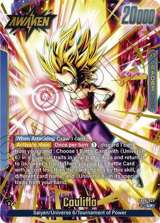 Image of Caulifla - FB08-025 (Alternate Art) (FB08-025) - Saiyans Pride Holofoil