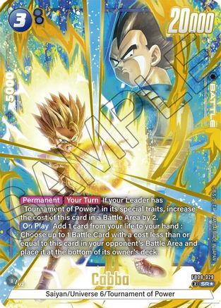 Image of Cabba - FB08-029 (Alternate Art) (FB08-029) - Saiyans Pride Holofoil