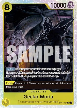 Image of Gecko Moria - OP14-104 (OP14-104) - The Azure Sea's Seven Foil