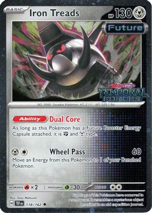 Image of Iron Treads (Temporal Forces Stamped) 118  - Holofoil Miscellaneous Cards & Products - Uncommon