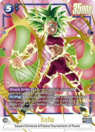 Image of Kefla - FB08-034 (Alternate Art) (FB08-034) - Saiyans Pride Holofoil