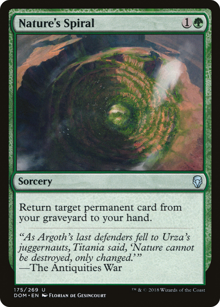 Image of Nature's Spiral (DOM-175) - Dominaria Foil