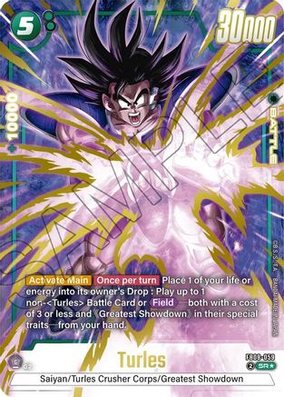 Image of Turles - FB08-059 (Alternate Art) (FB08-059) - Saiyans Pride Holofoil