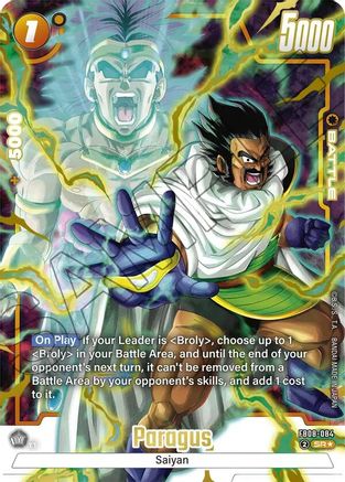 Image of Paragus - FB08-084 (Alternate Art) (FB08-084) - Saiyans Pride Holofoil