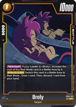 Image of Broly - FB08-085 (FB08-085) - Saiyans Pride