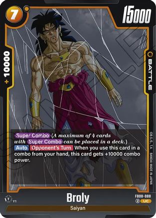 Image of Broly - FB08-088 (FB08-088) - Saiyans Pride