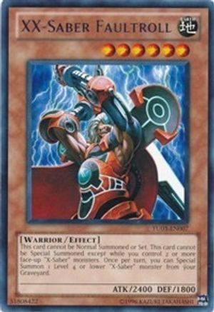Image of XX-Saber Faultroll (TU03-EN007) - Turbo Pack: Booster Three Unlimited
