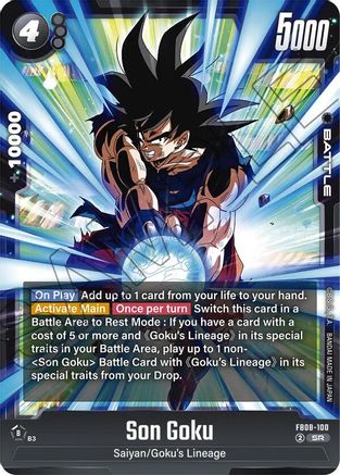 Image of Son Goku - FB08-100 (FB08-100) - Saiyans Pride Holofoil