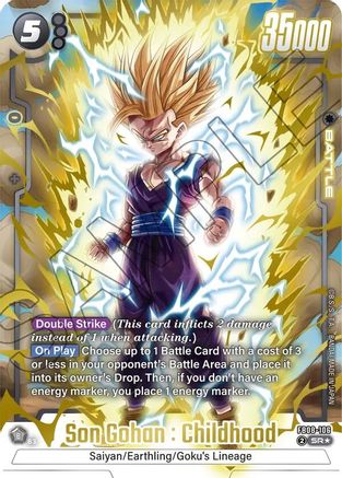 Image of Son Gohan : Childhood - FB08-106 (Alternate Art) (FB08-106) - Saiyans Pride Holofoil