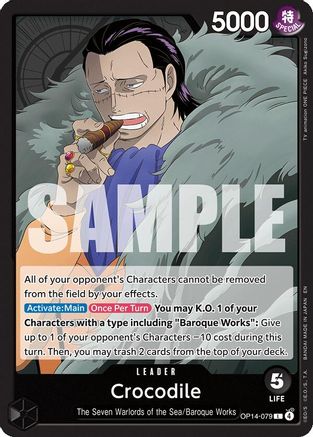 Image of Crocodile - OP14-079 (OP14-079) - The Azure Sea's Seven
