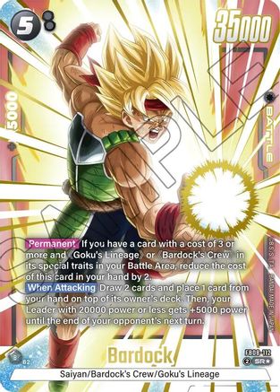 Image of Bardock - FB08-112 (Alternate Art) (FB08-112) - Saiyans Pride Holofoil