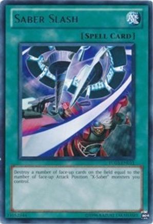 Image of Saber Slash (TU03-EN011) - Turbo Pack: Booster Three Unlimited