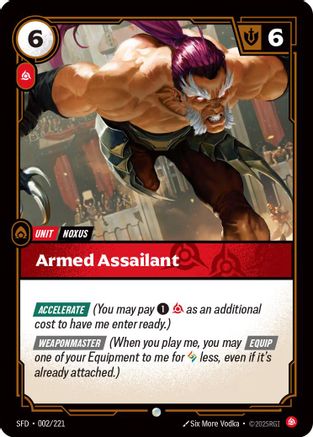 Image of Armed Assailant (002/221) - Spiritforged
