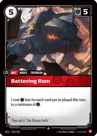 Image of Battering Ram (012/221) - Spiritforged
