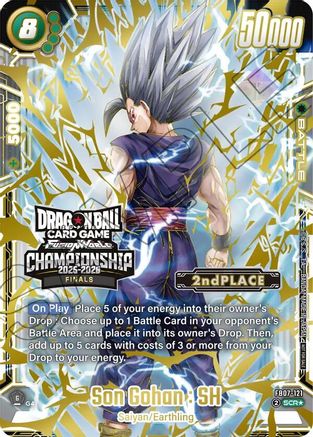 Image of Son Gohan : SH - FB07-121 (Championship 2025-2026 Finals 2nd Place) (FB07-121) - Tournament and Championship Promos Holofoil