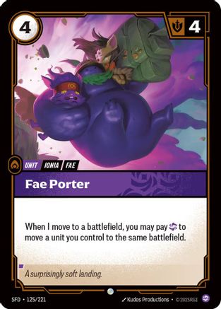 Image of Fae Porter (125/221) - Spiritforged Foil
