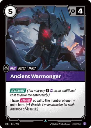 Image of Ancient Warmonger (131/221) - Spiritforged