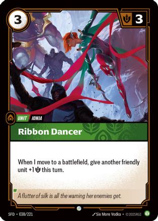 Image of Ribbon Dancer (038/221) - Spiritforged Foil