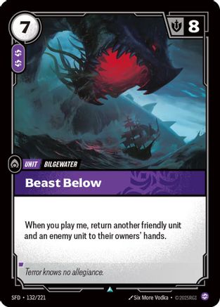 Image of Beast Below (132/221) - Spiritforged