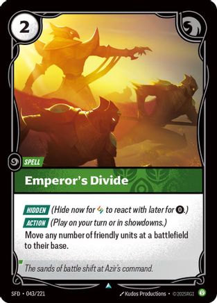 Image of Emperor's Divide (043/221) - Spiritforged Foil
