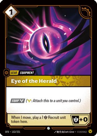 Image of Eye of the Herald (153/221) - Spiritforged Foil