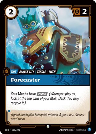 Image of Forecaster (065/221) - Spiritforged Foil