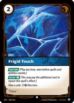 Image of Frigid Touch (066/221) - Spiritforged Foil