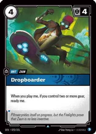 Image of Dropboarder (072/221) - Spiritforged
