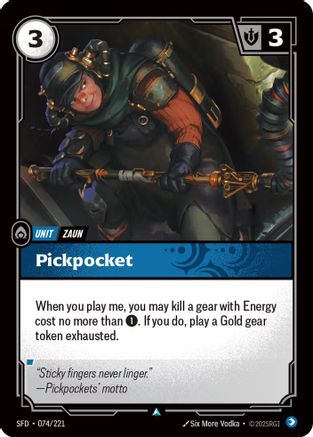 Image of Pickpocket (074/221) - Spiritforged Foil