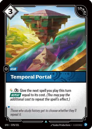 Image of Temporal Portal (078/221) - Spiritforged Foil