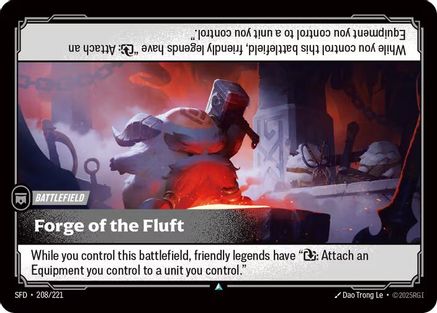 Image of Forge of the Fluft (208/221) - Spiritforged Foil