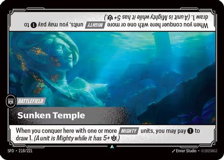 Image of Sunken Temple (218/221) - Spiritforged Foil